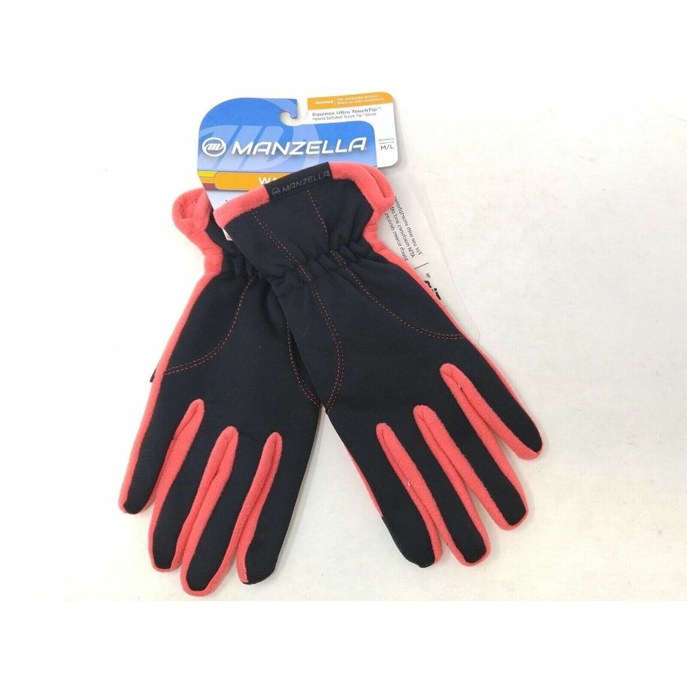 Manzella Women's Rouge Red Equinox Ultra Touchtip Gloves Size M/L US  - Size M